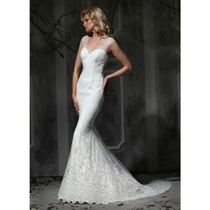 IMPRESSIONS BRIDAL GOWN #10339 Ivory